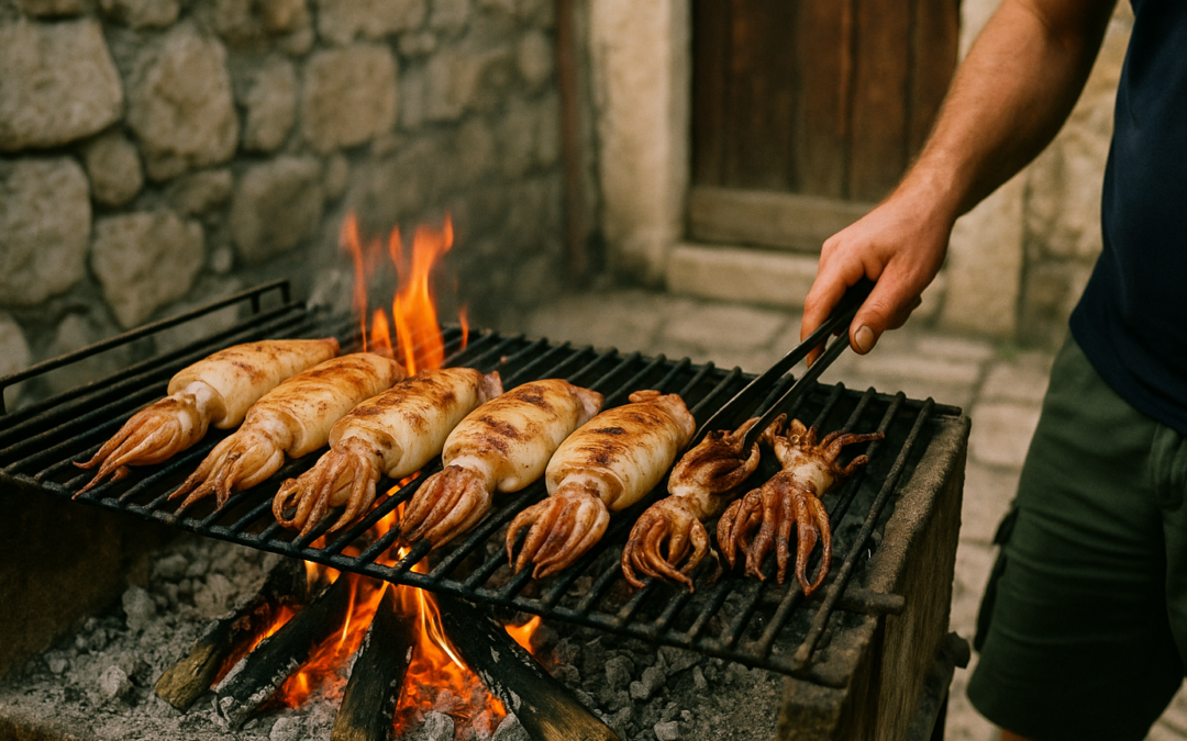 Tradicionalna Priprema Lignji na Žaru: Tajne Roštilja