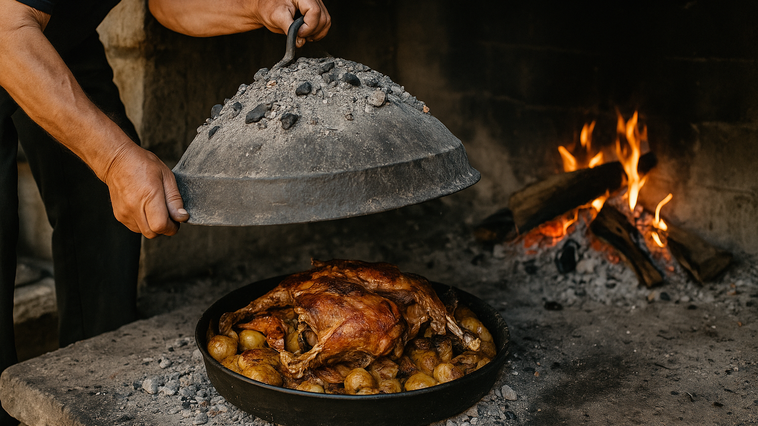 dalmatinska peka recept priprema - janjetina ispod peke na žeravici